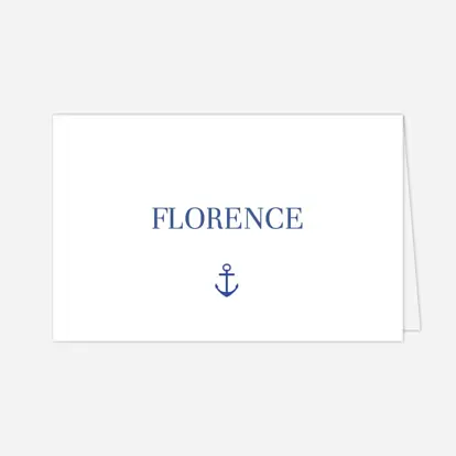 Marque-place mariage Marin