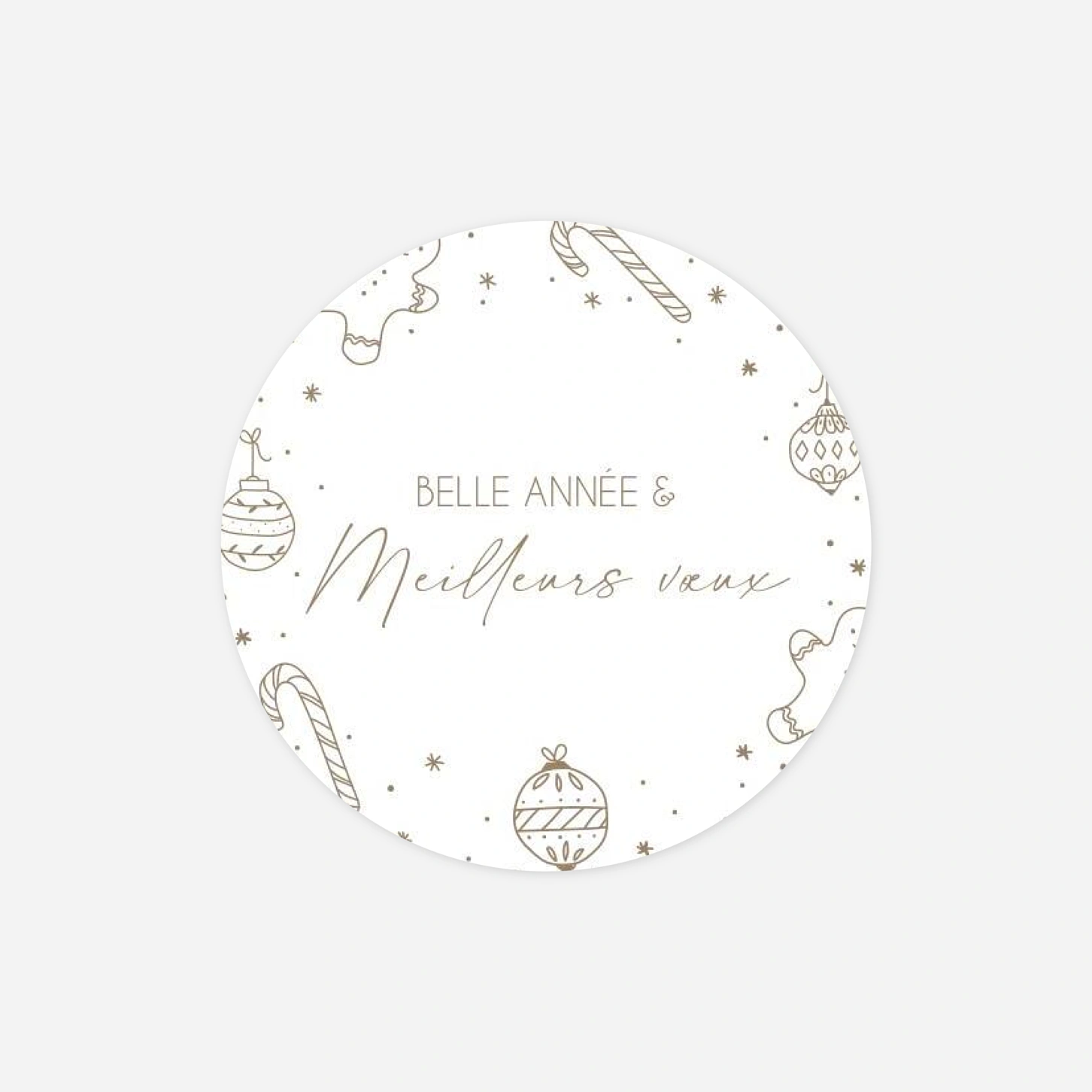 Étiquette cadeau Noël Douceurs d’hiver