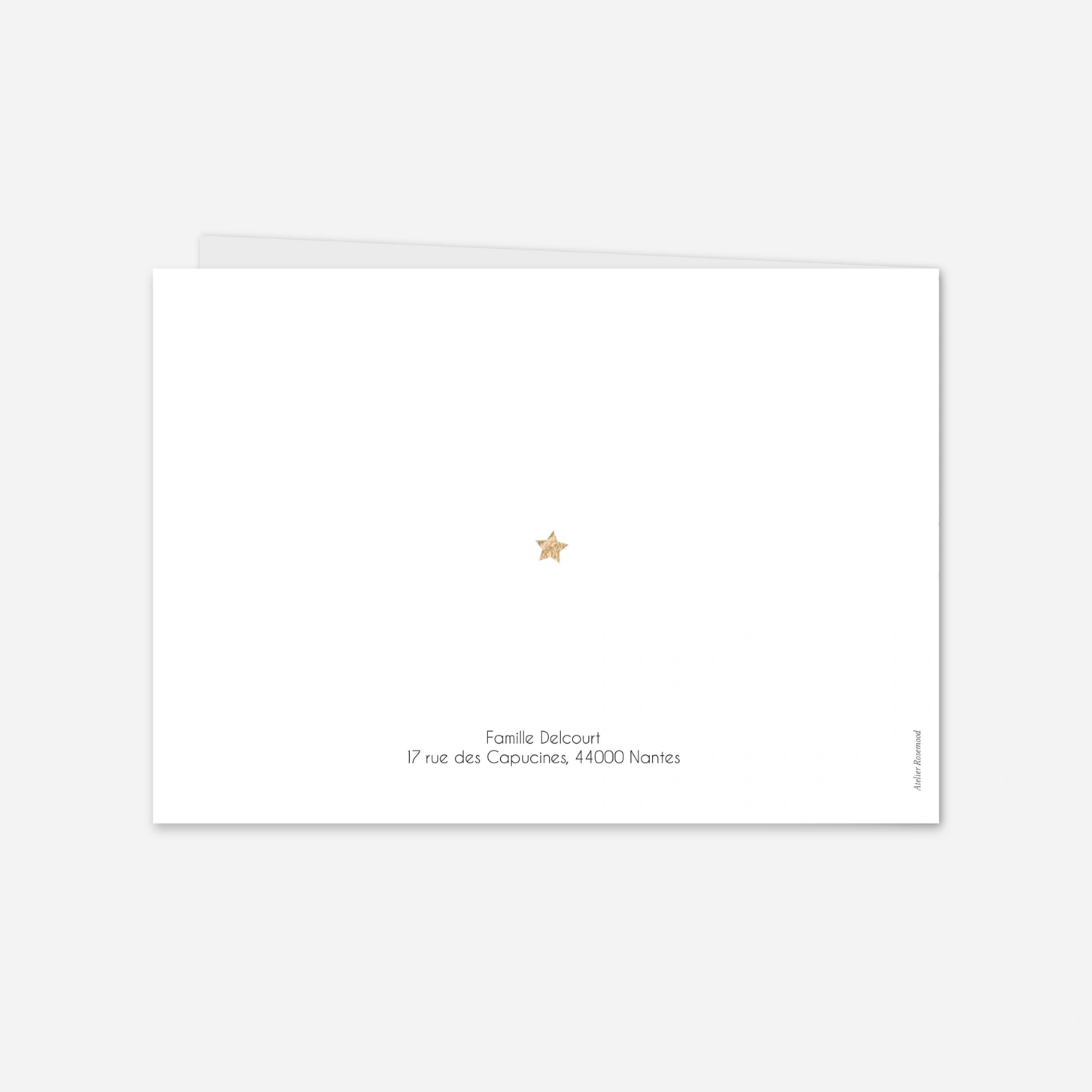 Carte de voeux Merveilleux Noël