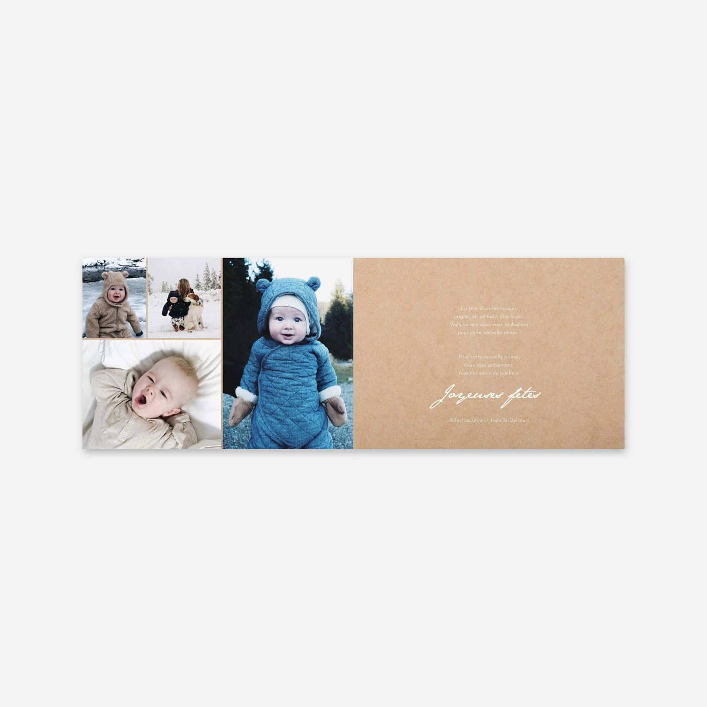 Carte de voeux Magie de Noël