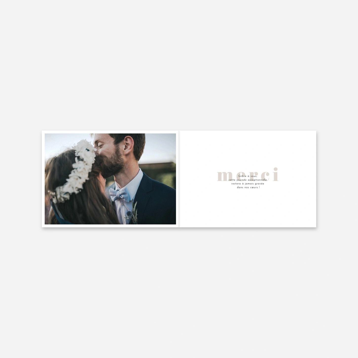 Carte de remerciements Merveilleux