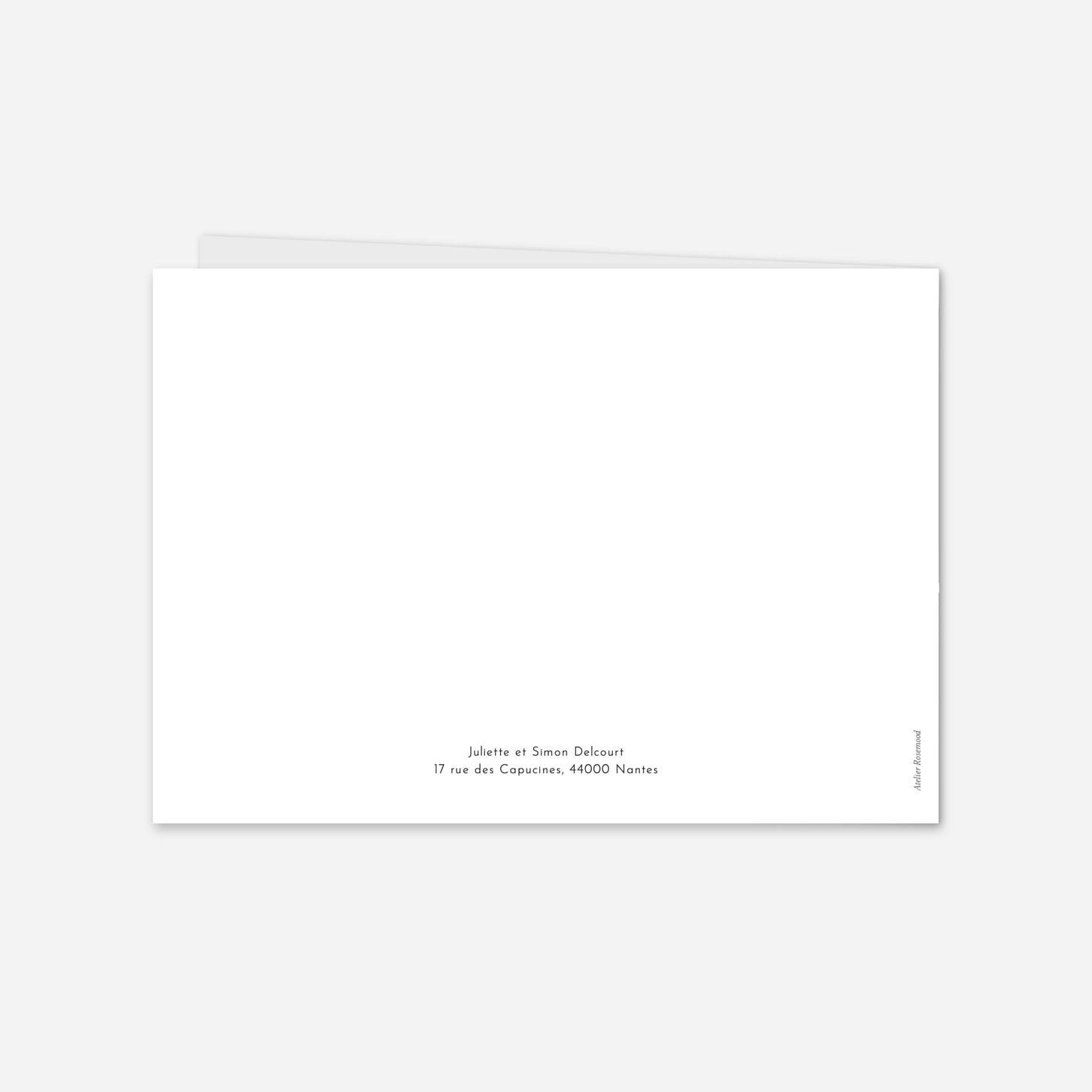 Carte de remerciements Merveilleux