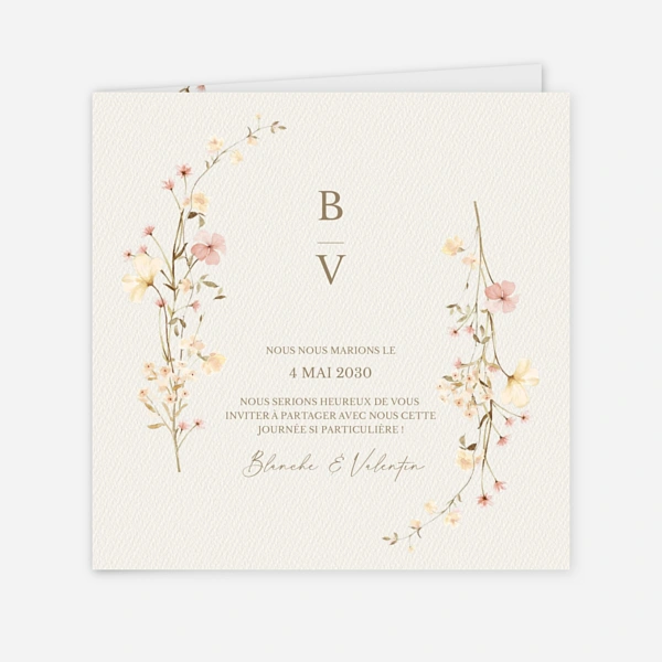 Monogramme Floral