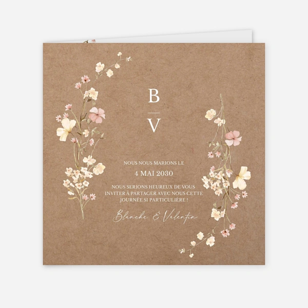 Monogramme Floral