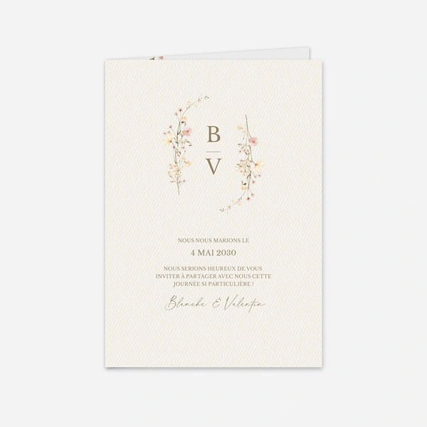 Monogramme Floral