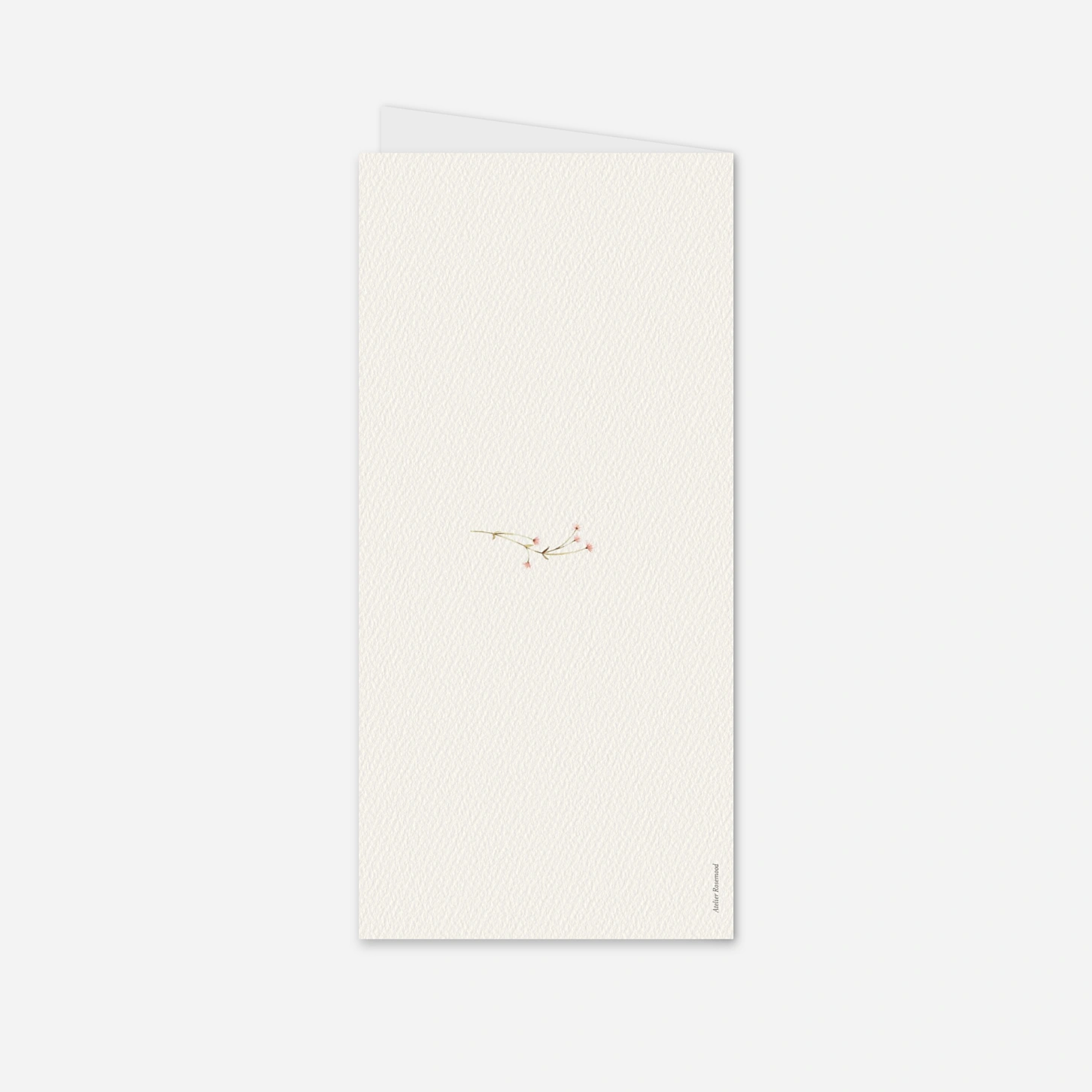 Menu mariage Monogramme Floral