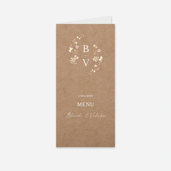 Monogramme Floral