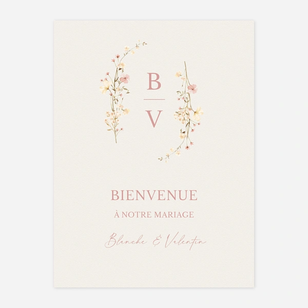 Monogramme Floral