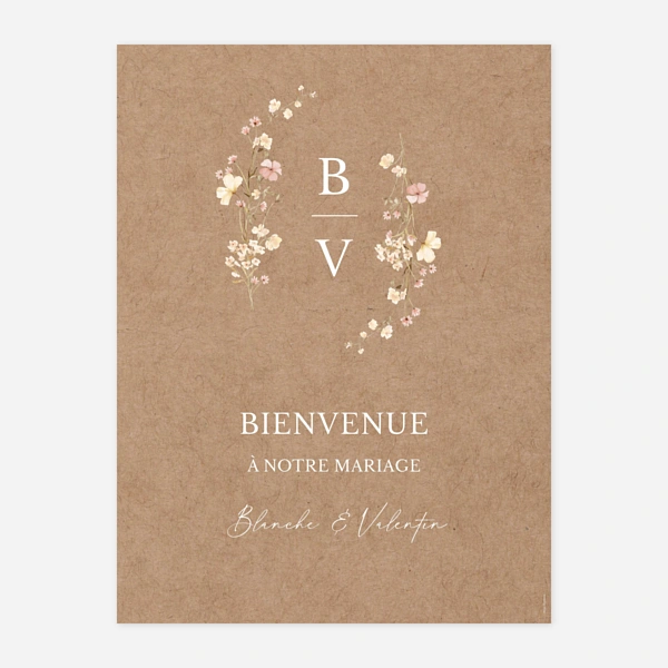 Monogramme Floral