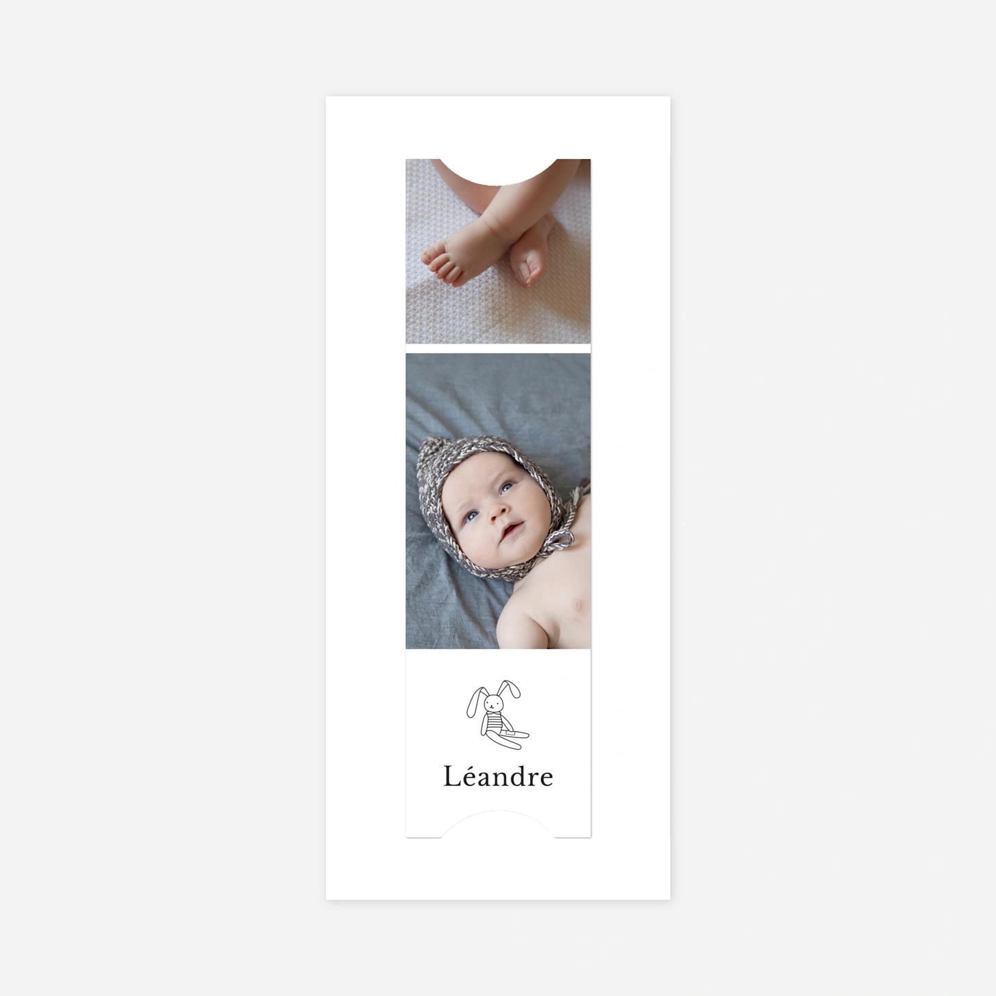 Faire-part naissance Mon histoire en pictos