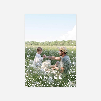 Carte de voeux Mille flocons multiphotos