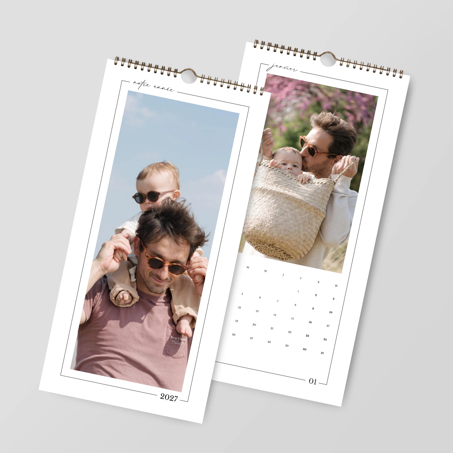 Calendrier mural cases personnalisables Moment Keeper