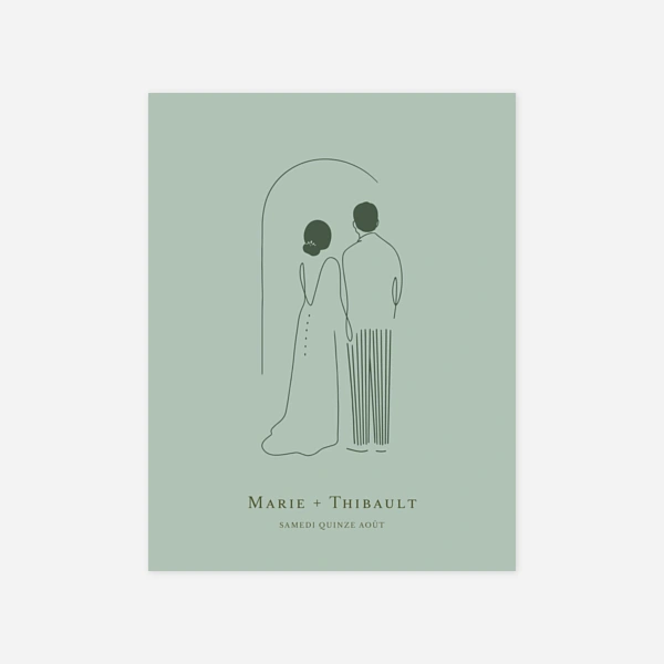 Mariés minimalistes