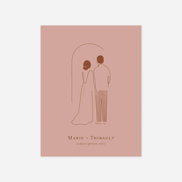 Mariés minimalistes