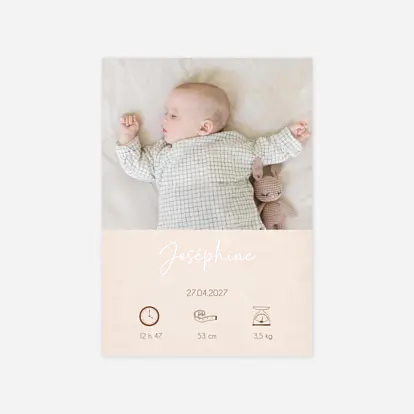 Faire-part naissance Moment précieux