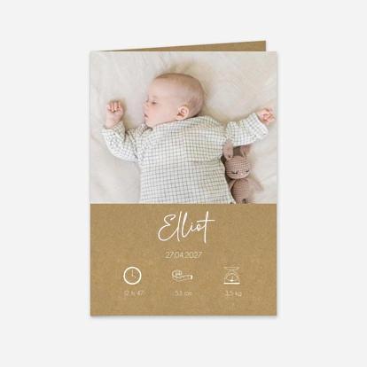 Faire-part naissance Moment précieux