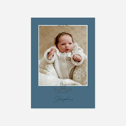 Faire-part naissance Mon petit berceau I