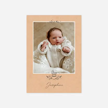 Faire-part naissance Mon petit berceau I