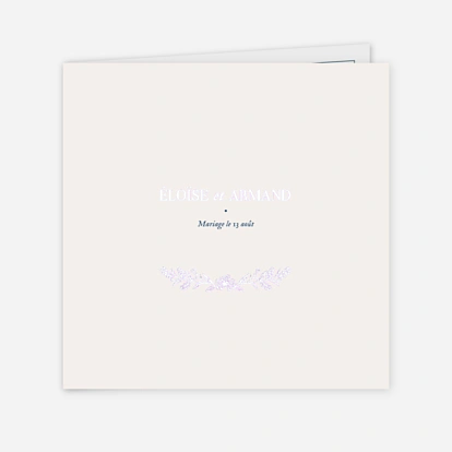 Faire-part mariage Nature chic