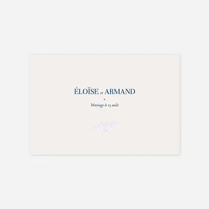 Save the date Nature chic