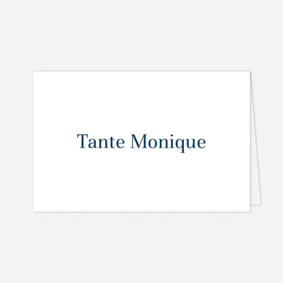 Marque-place mariage Nature chic