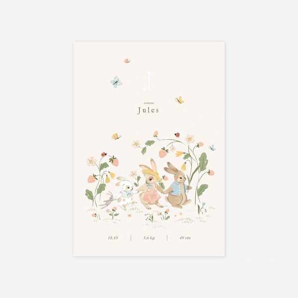 Naissance au jardin