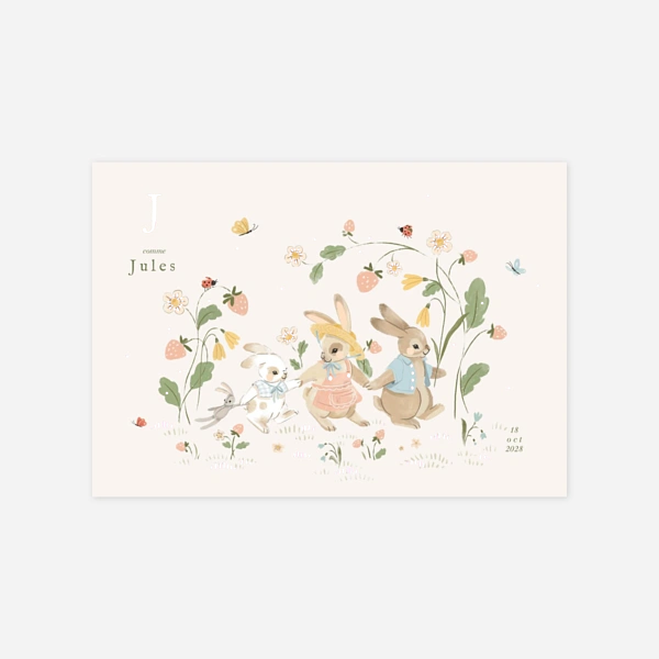 Naissance au jardin