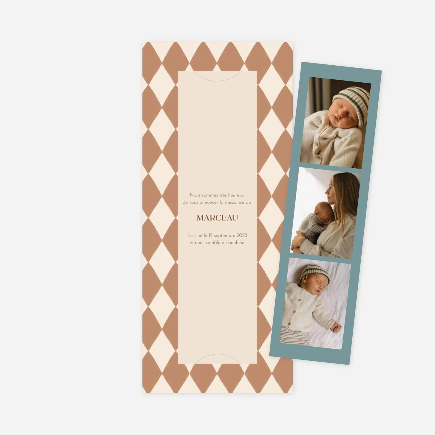Faire-part naissance Naissance chromatique