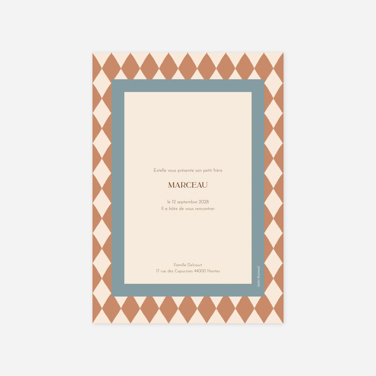 Faire-part naissance Naissance chromatique