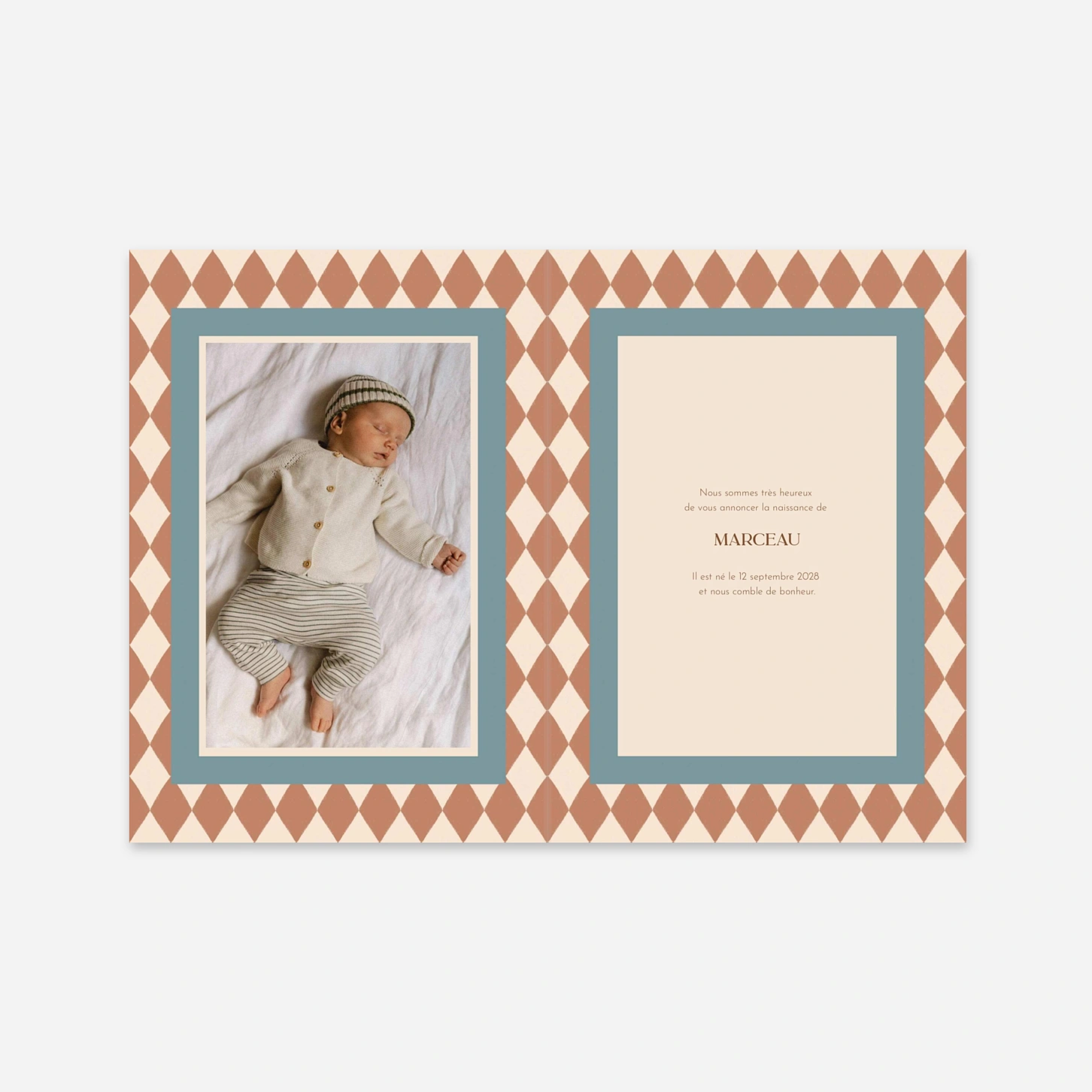 Faire-part naissance Naissance chromatique