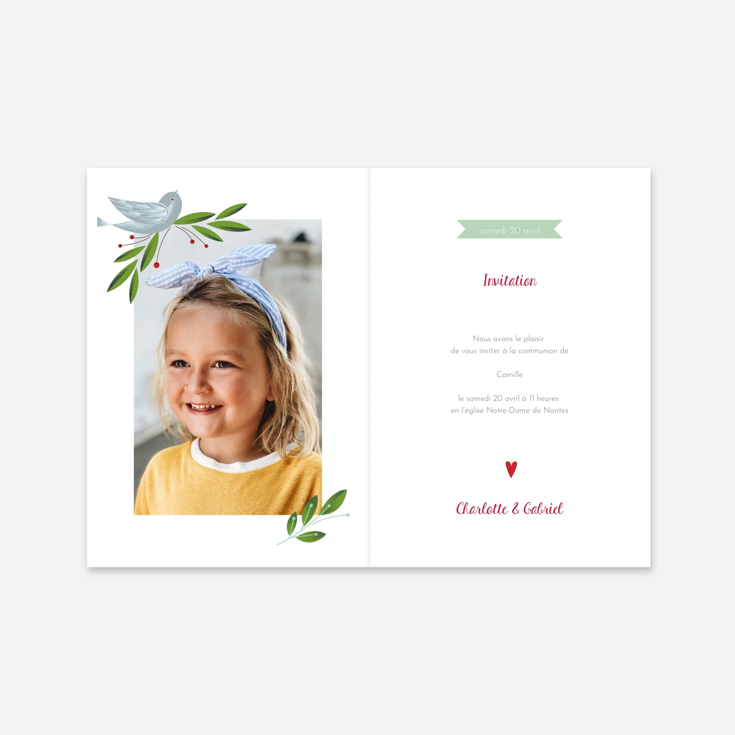 Invitation communion Au fil du vent