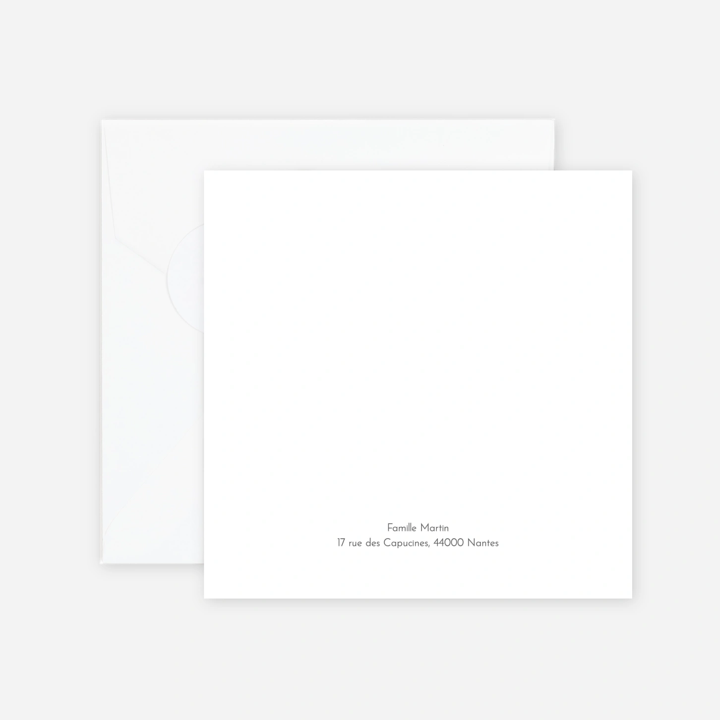 Carte de voeux Calme d’hiver