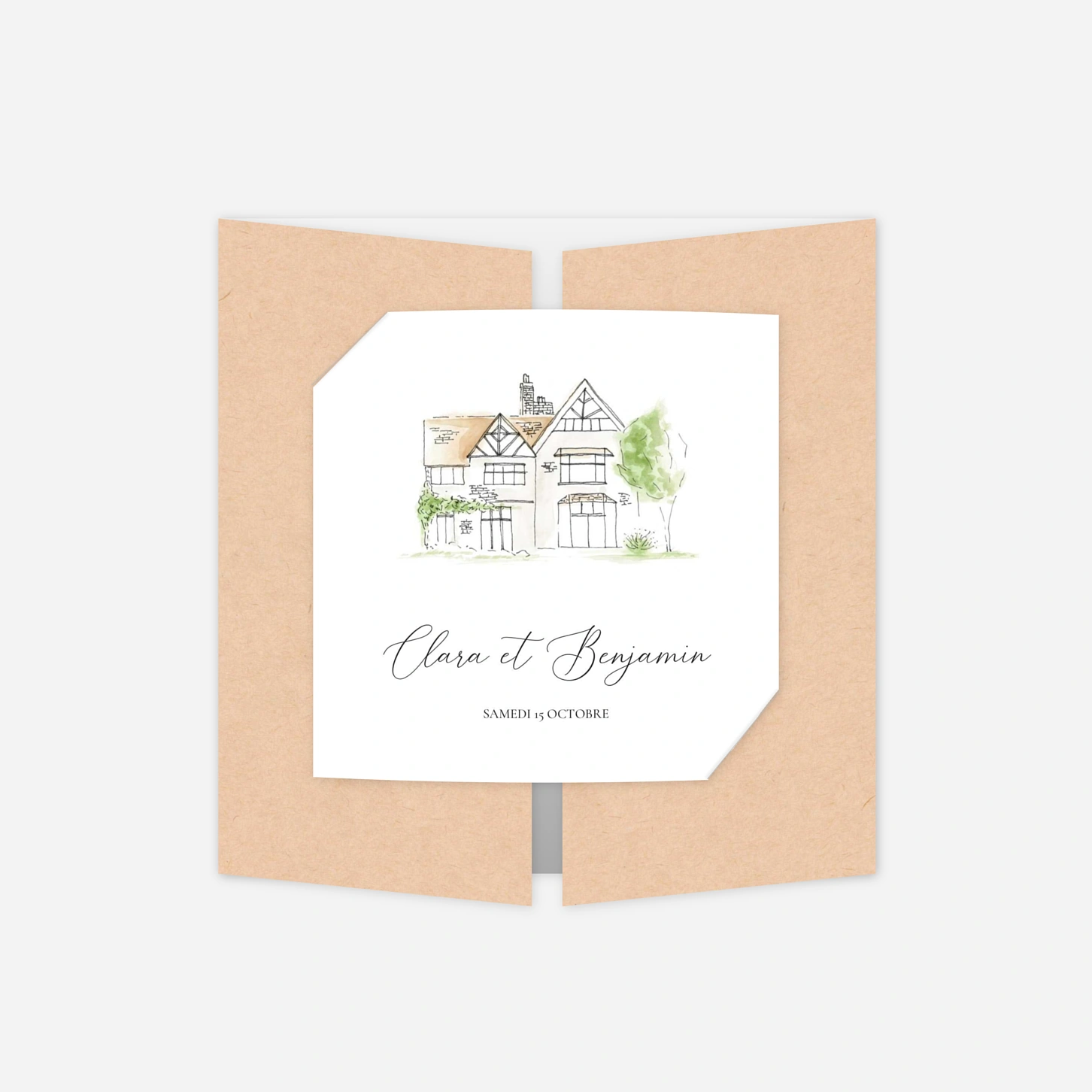 Faire-part mariage Notre lieu