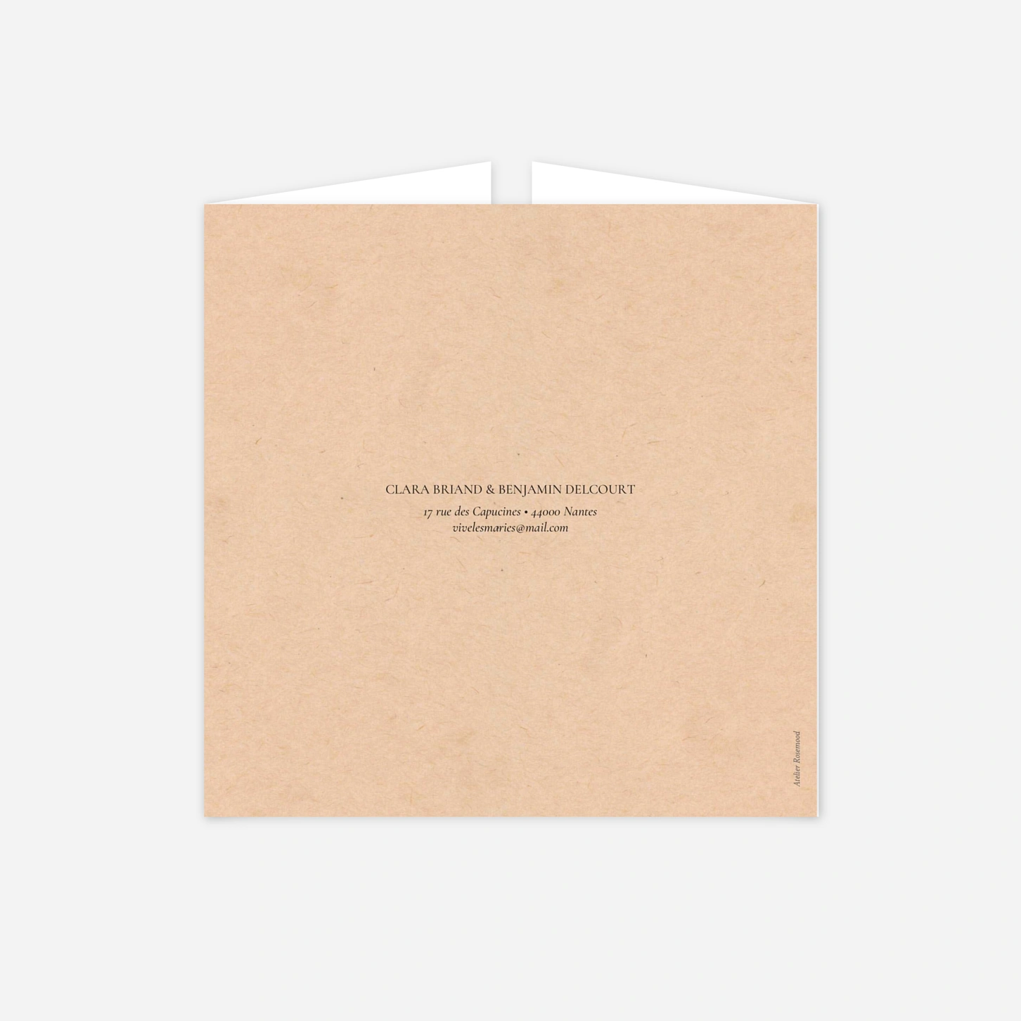 Faire-part mariage Notre lieu