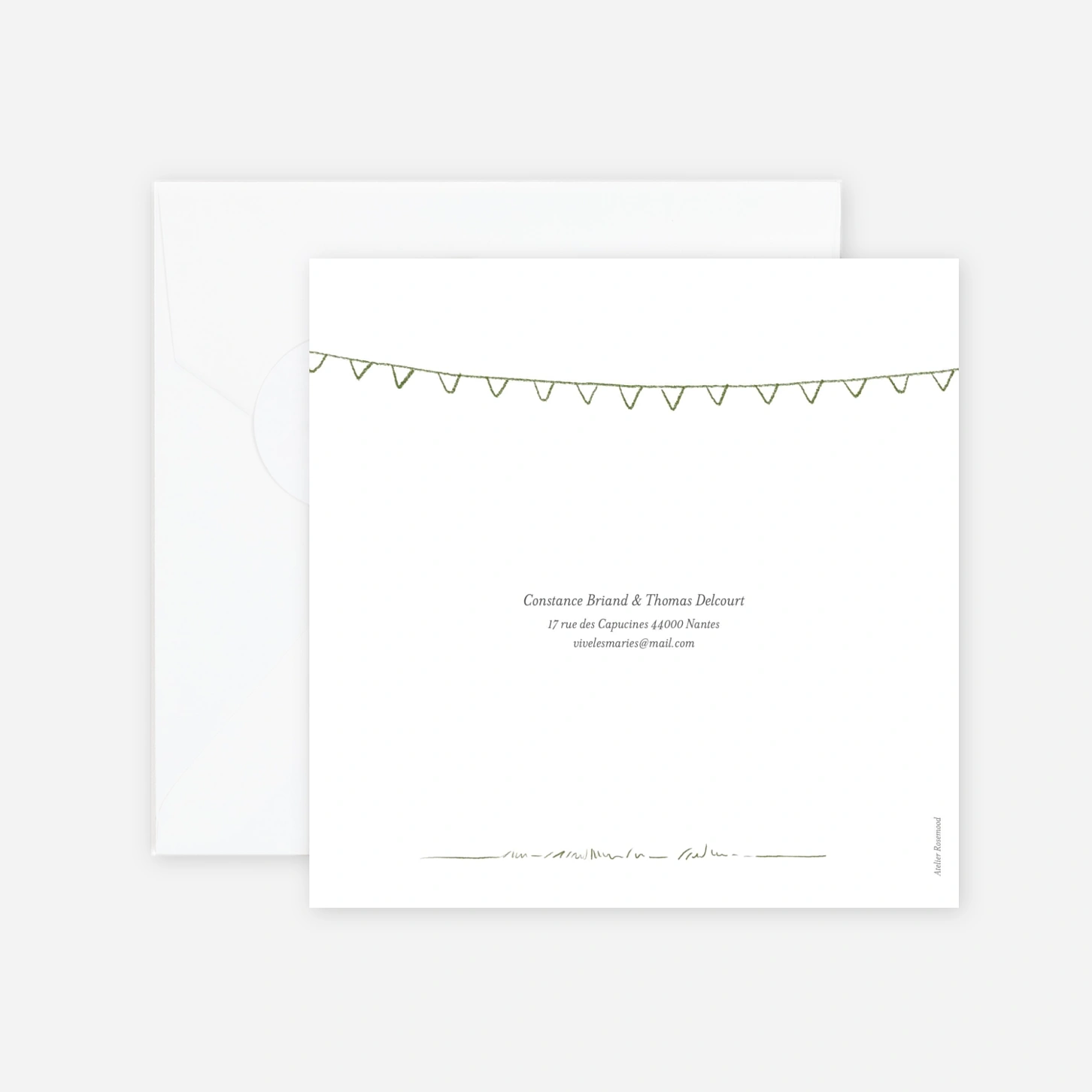 Faire-part mariage Notre moment