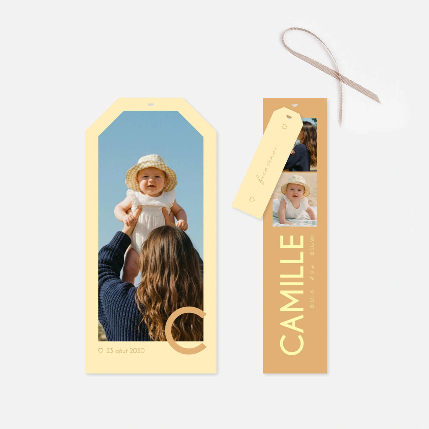 Faire-part naissance Notre petit grand amour