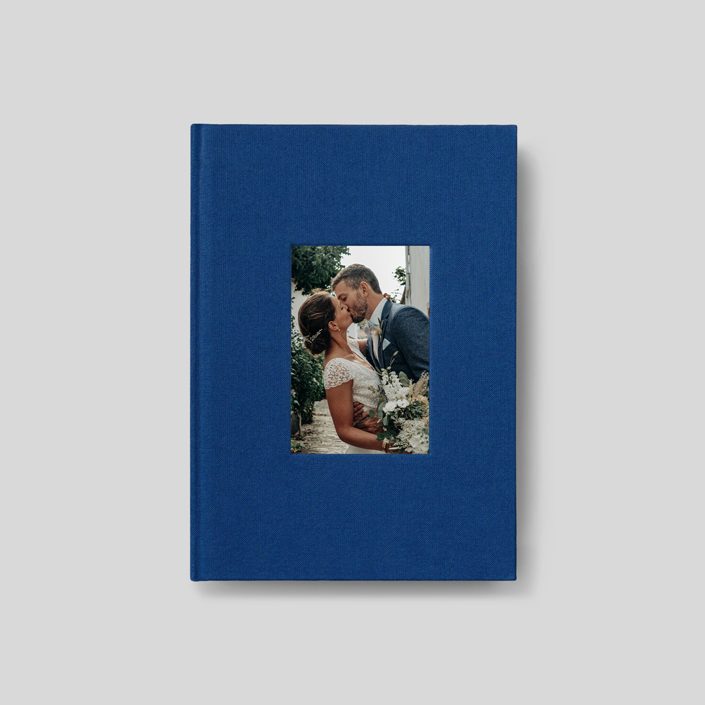 Carnet personnalisé Tissu photo embossée