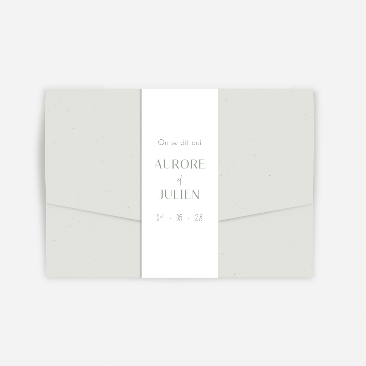 Faire-part mariage Nos Sentiments
