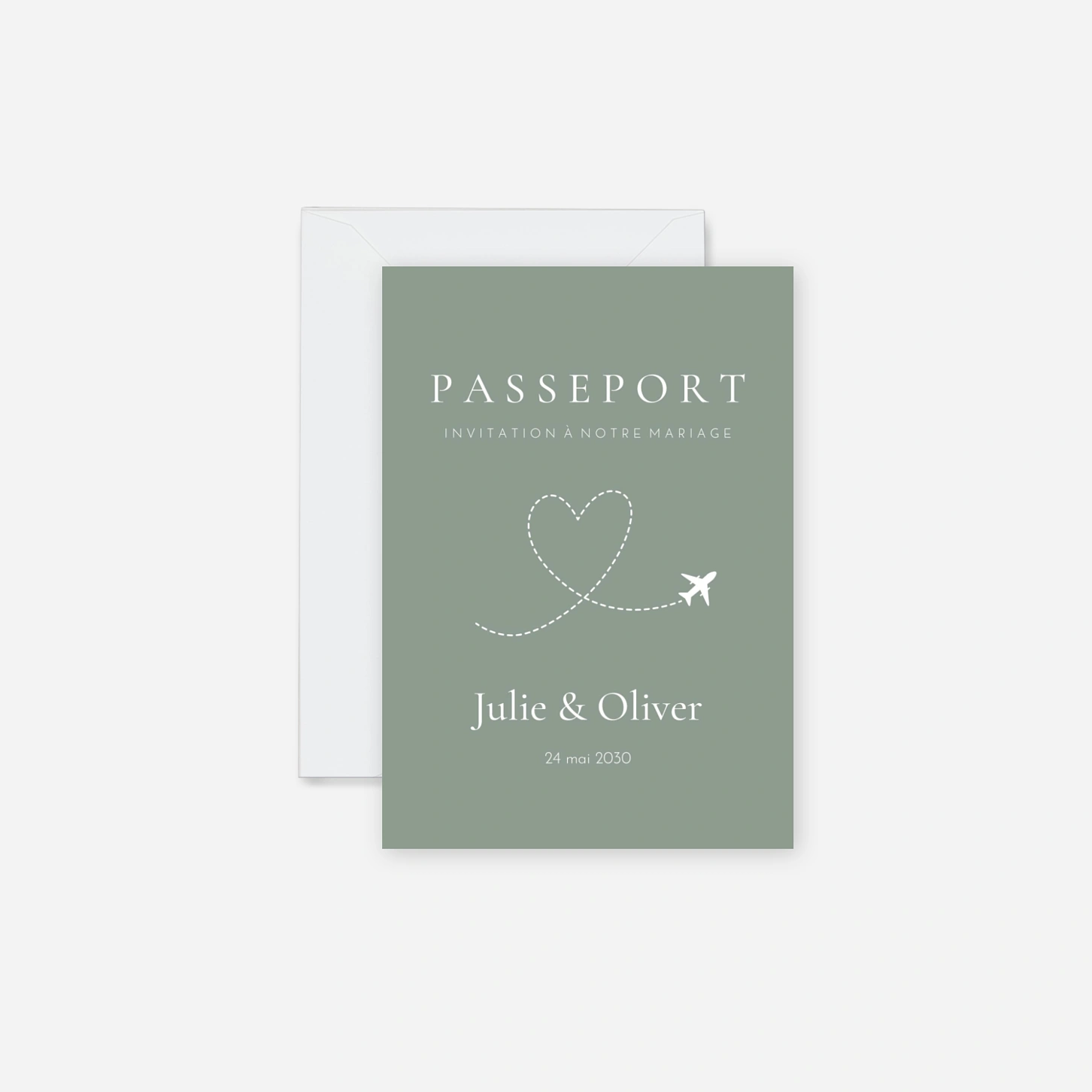 Faire-part mariage Notre voyage