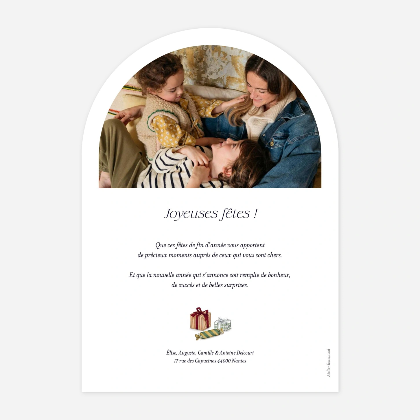 Carte de voeux L'opéra des animaux