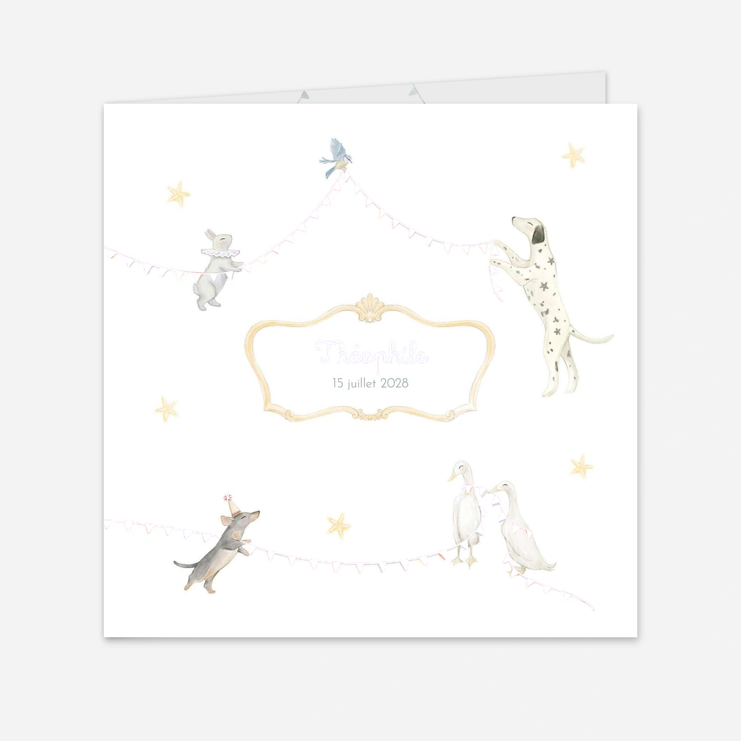 Faire-part naissance Petit cirque