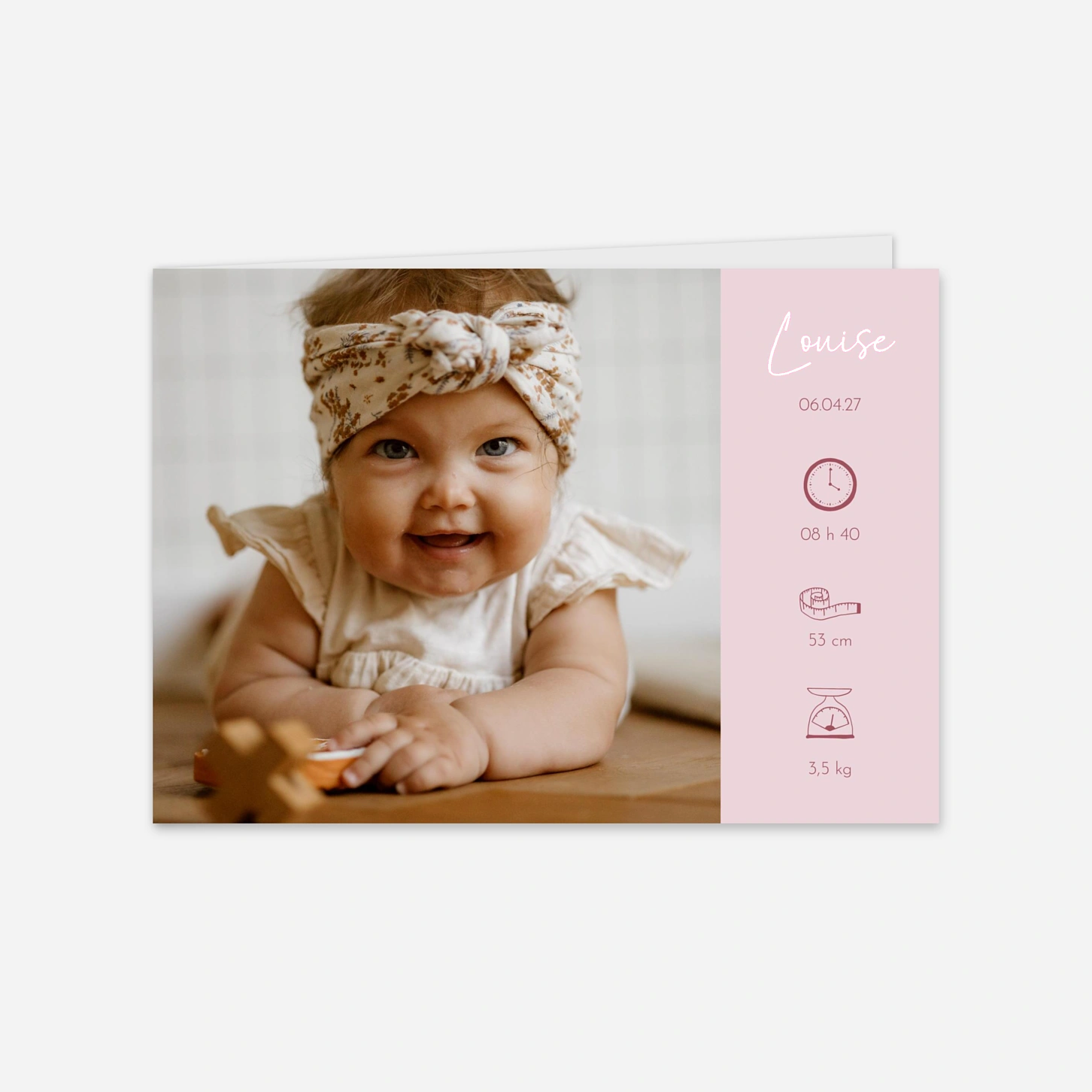 Faire-part naissance Petite douceur