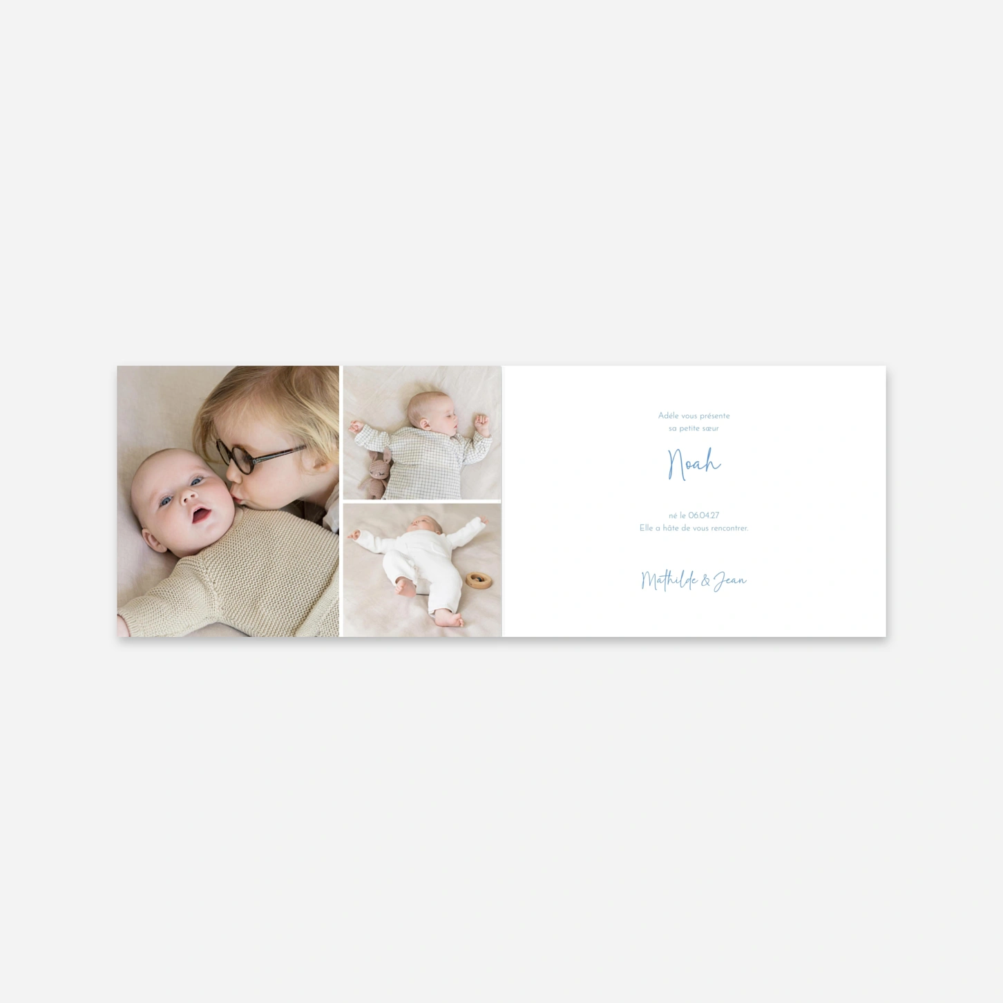 Faire-part naissance Petite douceur