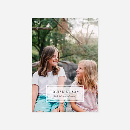 invitation anniversaire enfant Petite Étiquette