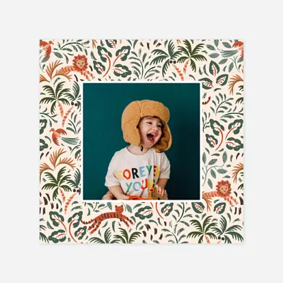 invitation anniversaire enfant Petite jungle