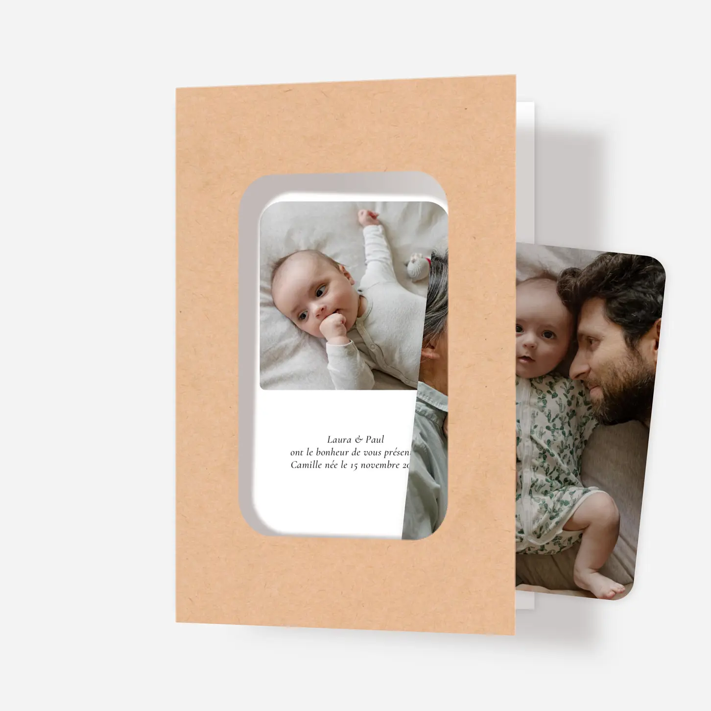 Faire-part naissance Petit mobile