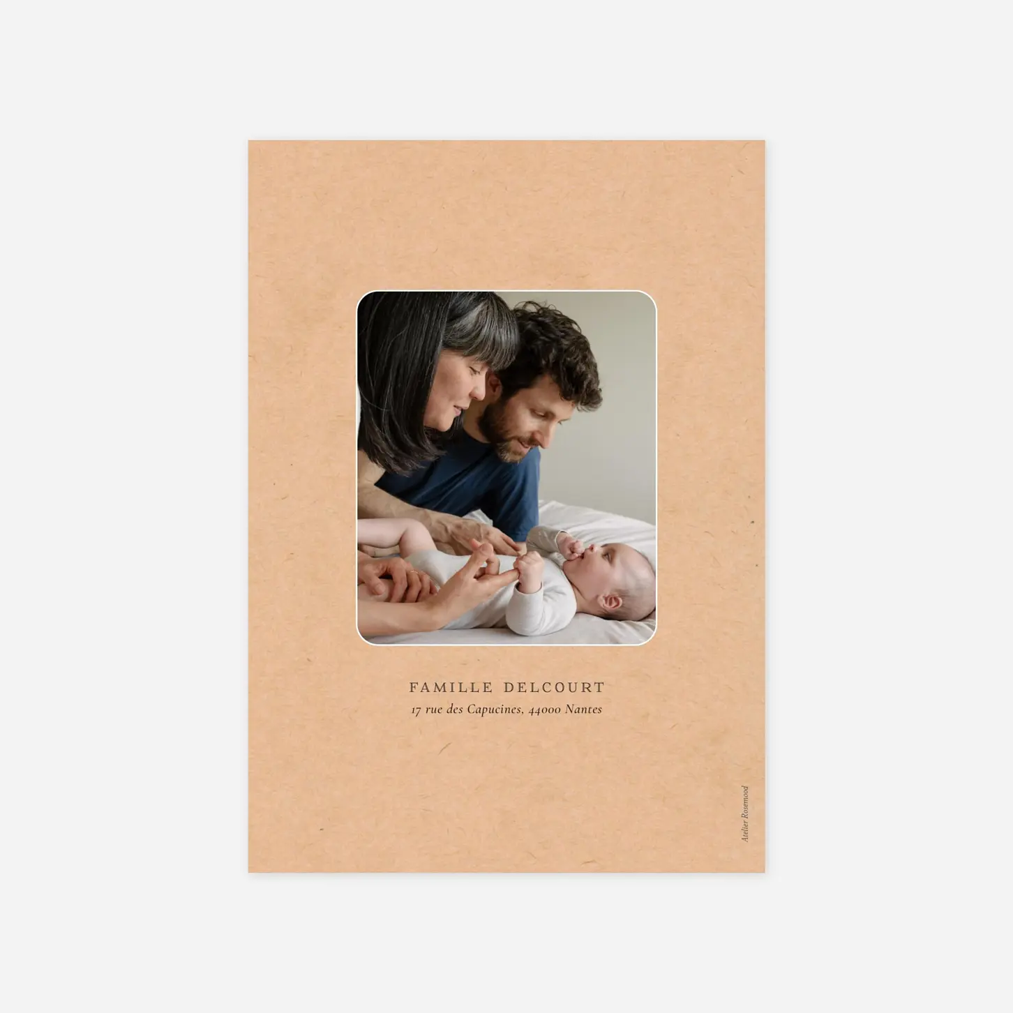 Faire-part naissance Petit mobile