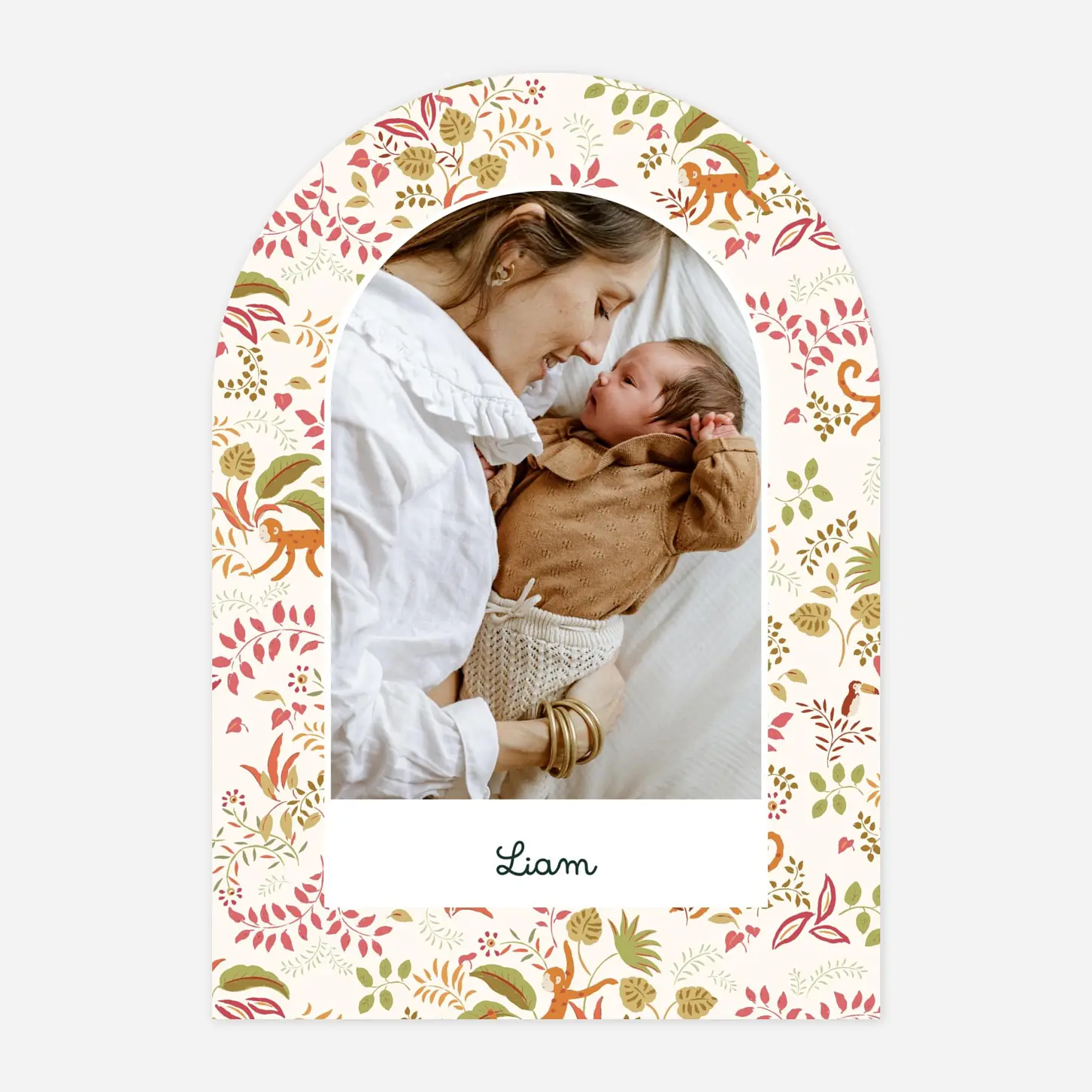 Faire-part naissance Petit ouistiti