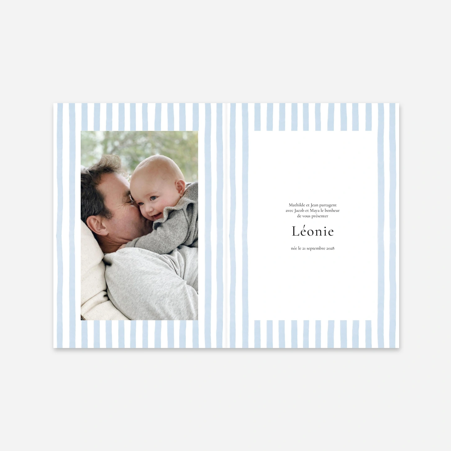 Faire-part naissance Petit soleil