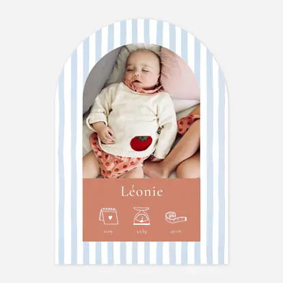 Faire-part naissance Petit soleil